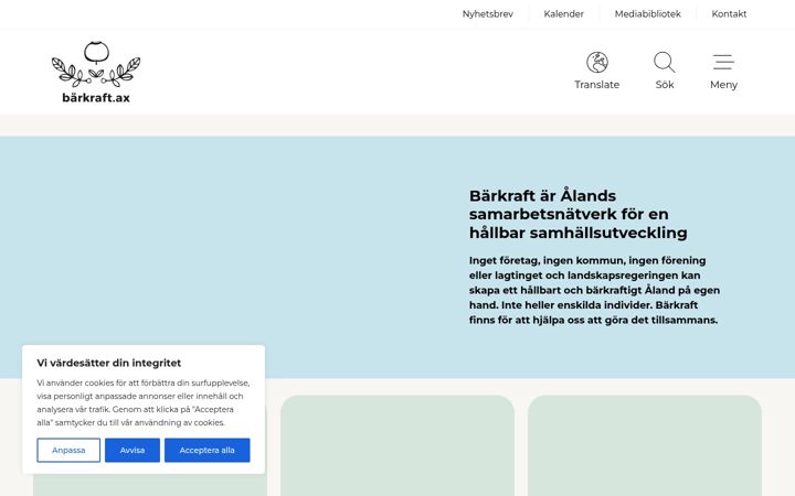 Screenshot of barkraft.ax