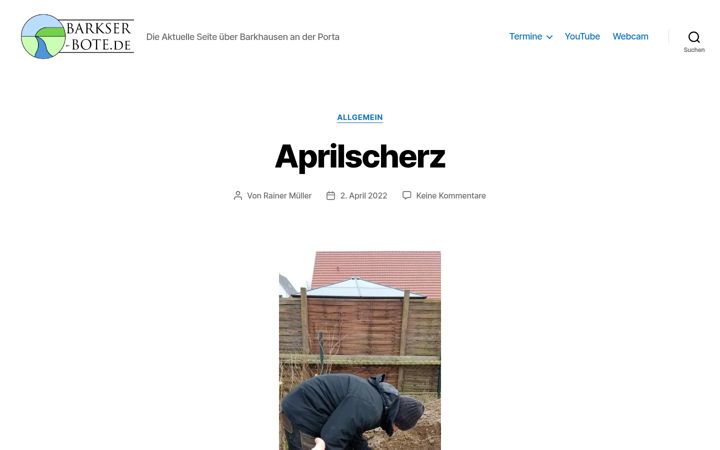 Skærmbillede af barkser-bote.de