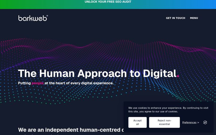 Screenshot of barkweb.co.uk