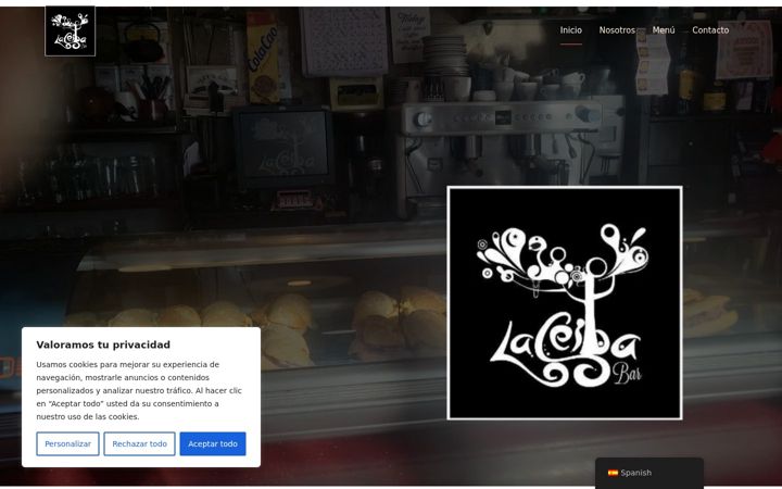 Screenshot of barlaceiba.com