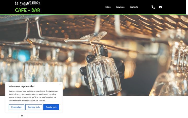 Screenshot of barlaencantadora.com