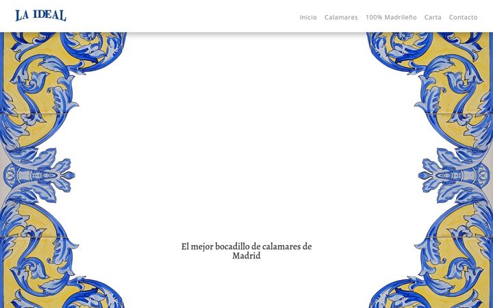 Screenshot of barlaideal.com