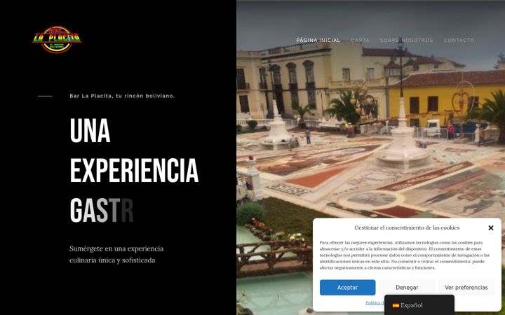 Screenshot of barlaplacitatenerife.es