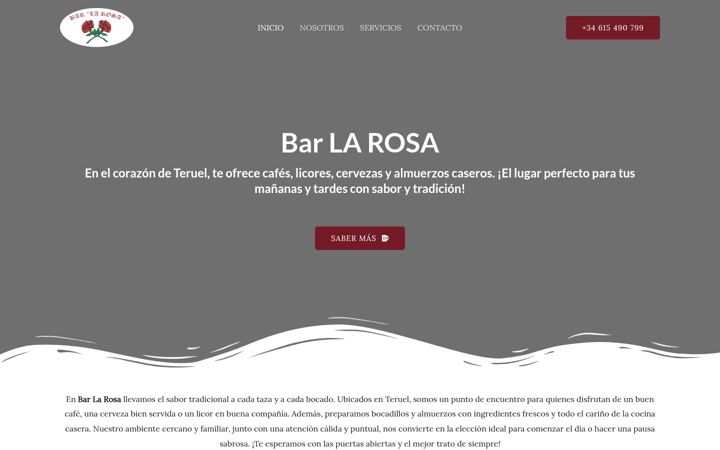 Screenshot of barlarosa.es