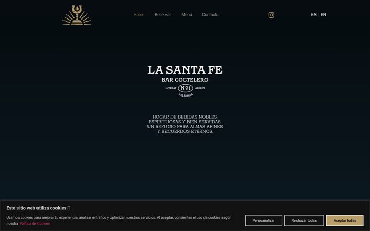 Screenshot of barlasantafe.com