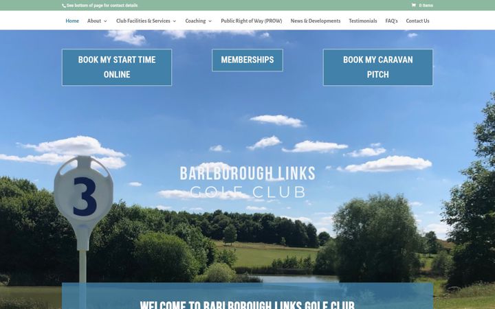 Screenshot of barlboroughlinksgolfclub.co.uk