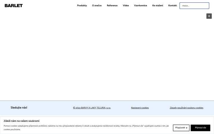 Screenshot ta' barlet.cz