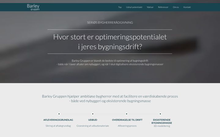 Screenshot of barley.dk