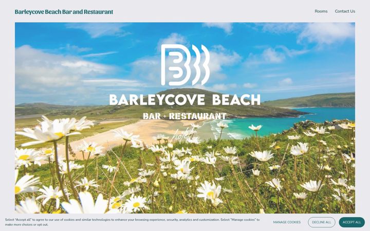 Screenshot of barleycovebeachhotel.com