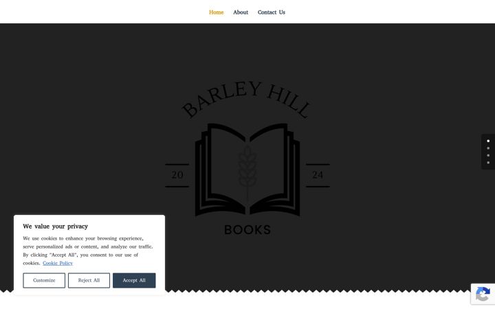 Screenshot of barleyhillbooks.com