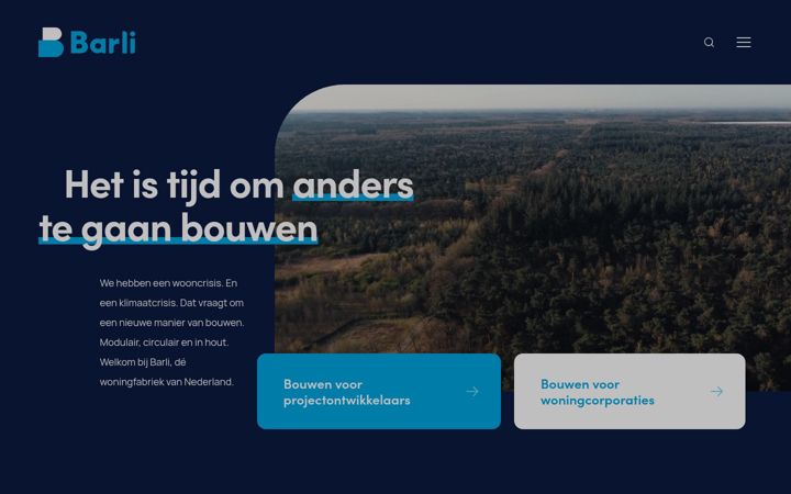 Screenshot of barli.nl