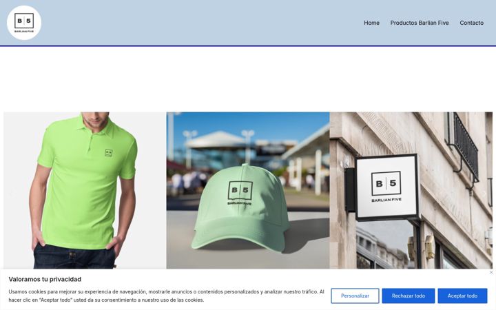 Screenshot of barlianfive.es