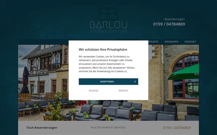 Screenshot of barlou-oberursel.de