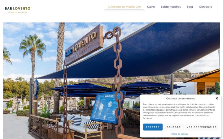 Screenshot of barloventomalaga.com