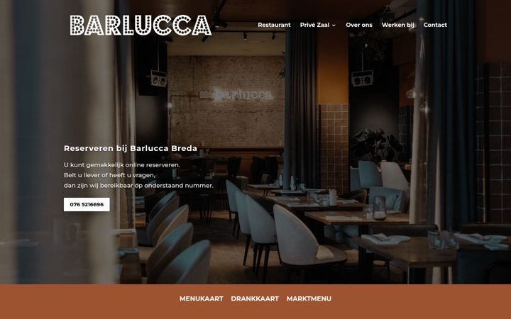 Skærmbillede af barlucca.nl