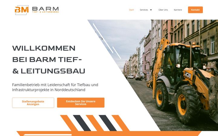 Screenshot of barm-tiefbau.de