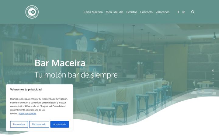 Screenshot of barmaceira.com