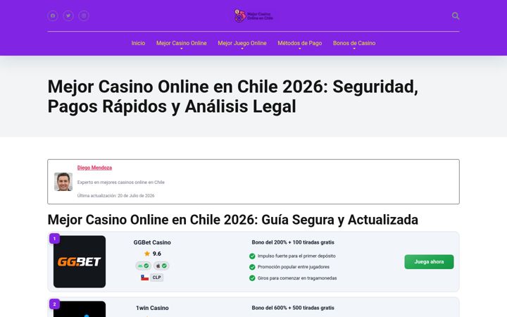 Screenshot of barmanio.cl