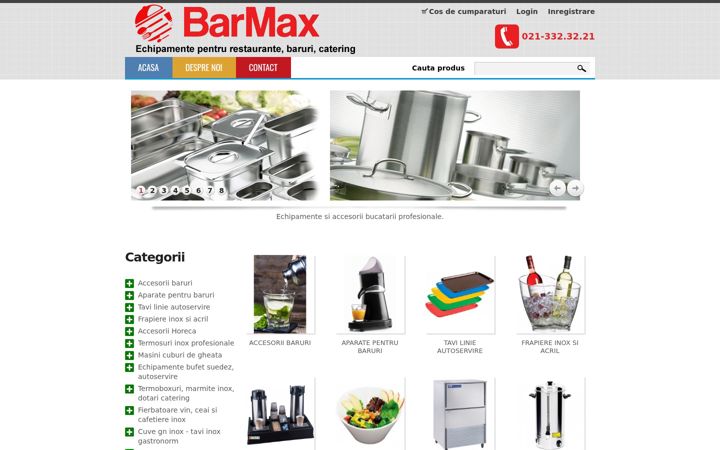 Screenshot of barmax.ro