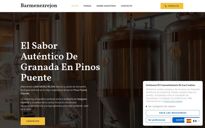 Screenshot of barmenezrejon.com