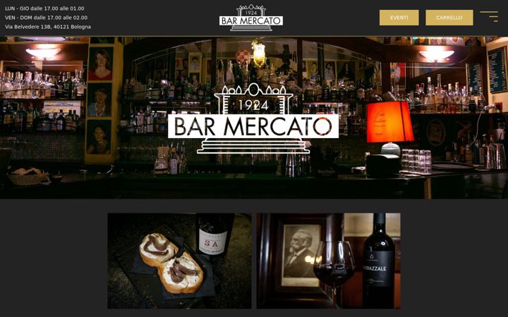 Screenshot of barmercatobologna.com
