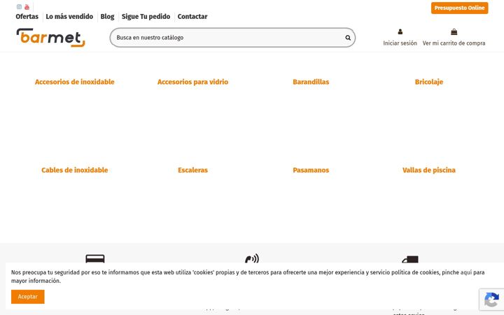 Screenshot of barmet.es
