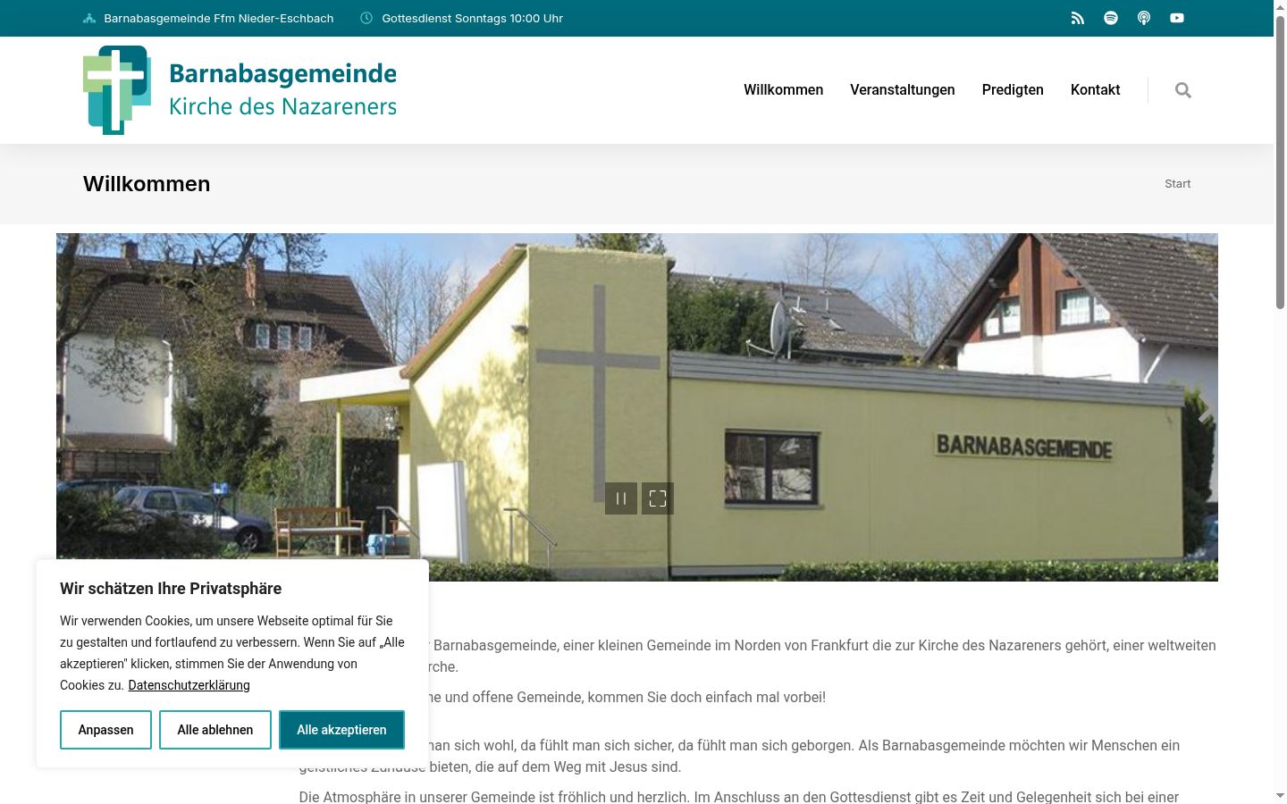 Sutikimo reklamjuostės, rodytos prieš bet kokią sąveiką, ekrano kopija