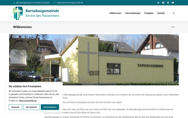 Ekrano kopija barnabasgemeinde.de
