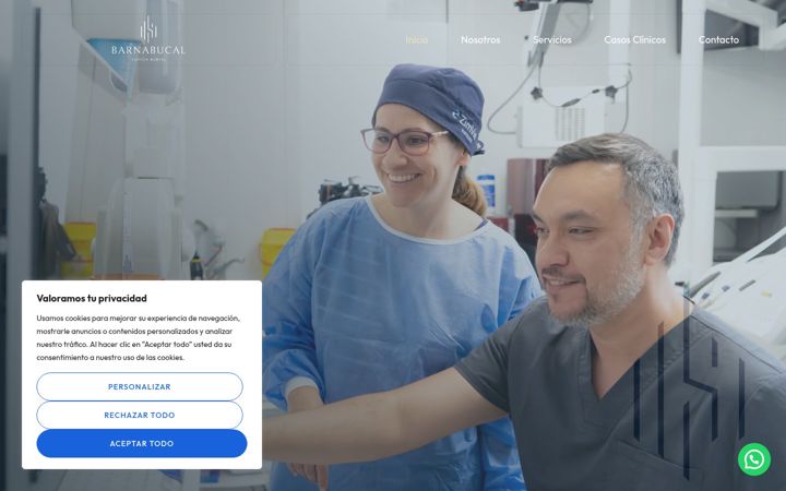 Screenshot of barnabucal.com