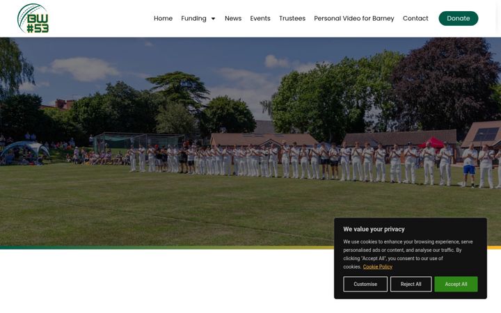 Képernyőkép: barnabywebberfoundation.co.uk