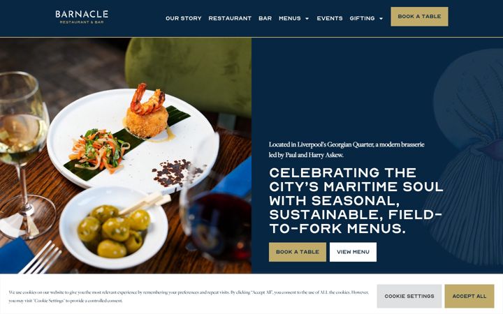 Screenshot of barnacleliverpool.co.uk