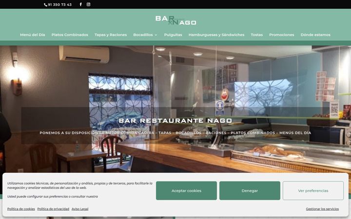 Screenshot of barnago.es