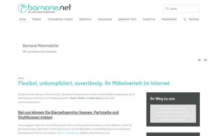 Screenshot di barnane.net