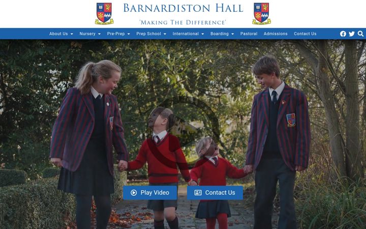 Screenshot of barnardiston-hall.co.uk