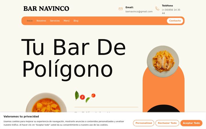 Screenshot of barnavinco.es