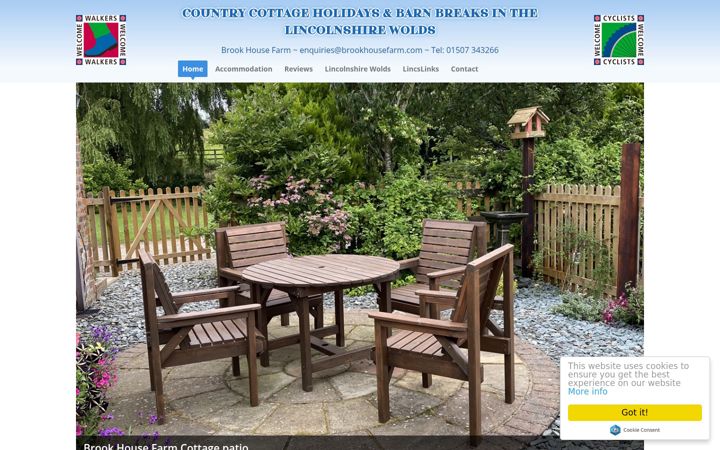 Screenshot of barnbreaks.co.uk