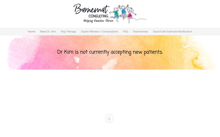 Screenshot του barnematconsulting.com
