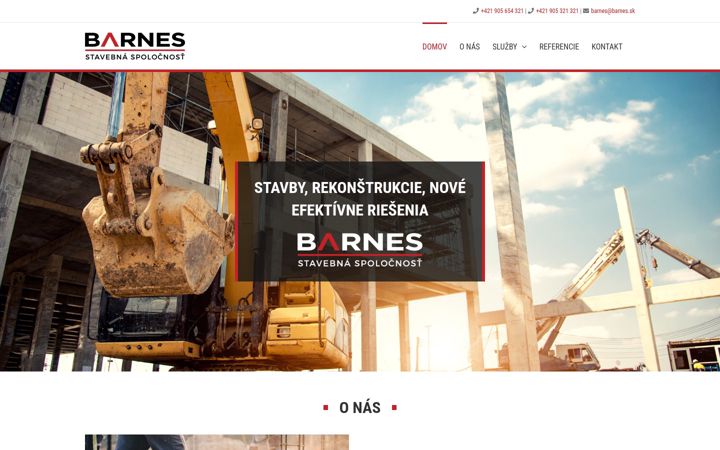 Screenshot of barnes.sk