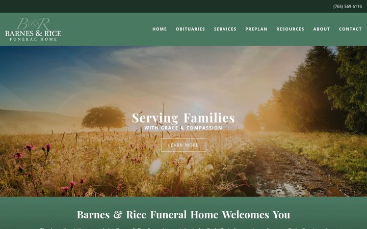 Screenshot of barnesandrice.com