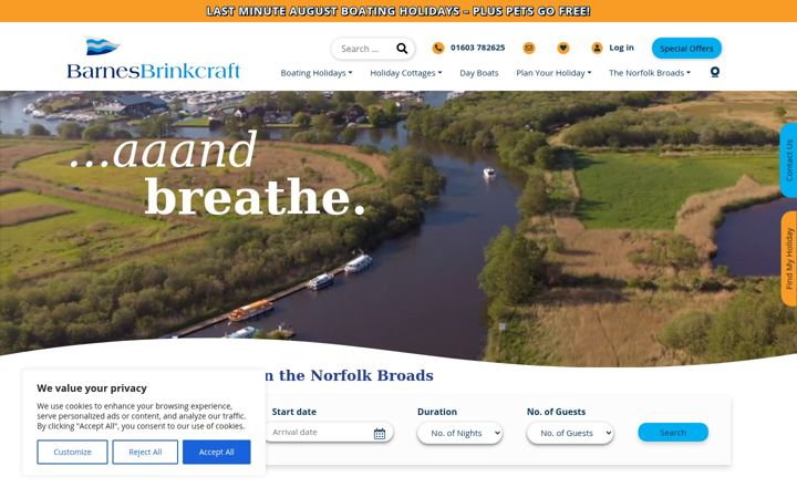 Screenshot of barnesbrinkcraft.co.uk