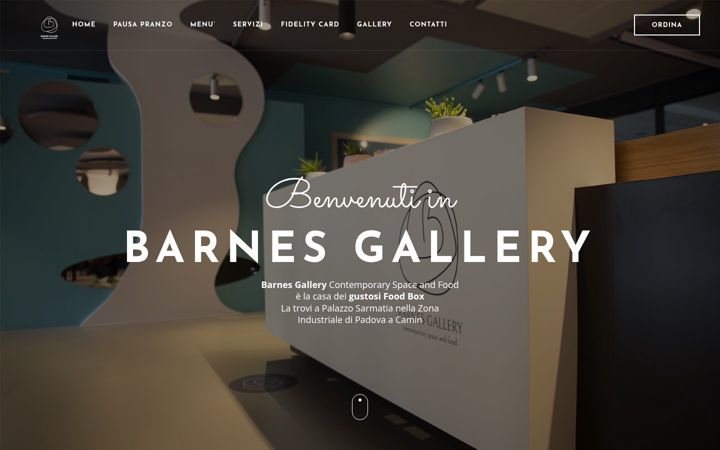 Screenshot of barnesgallery.it