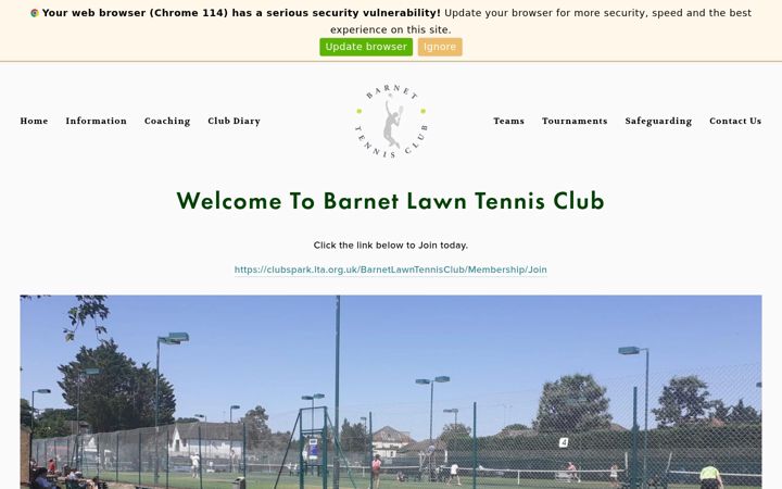 Screenshot of barnetltc.com