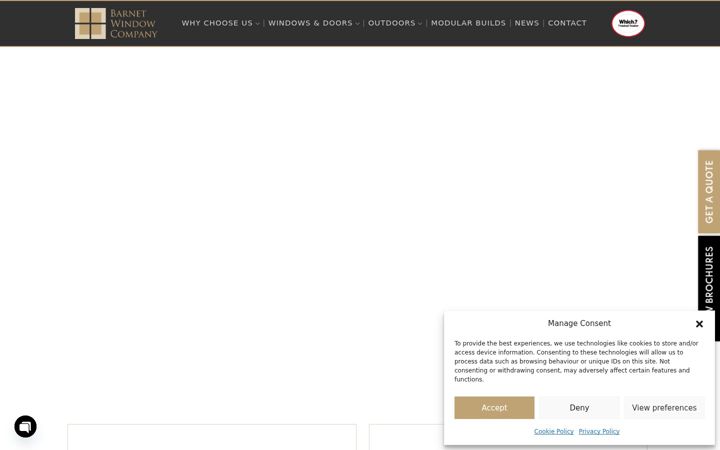 Screenshot of barnetwindowcompany.co.uk