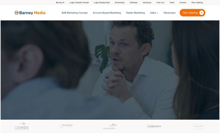 Screenshot of barneymedia.nl