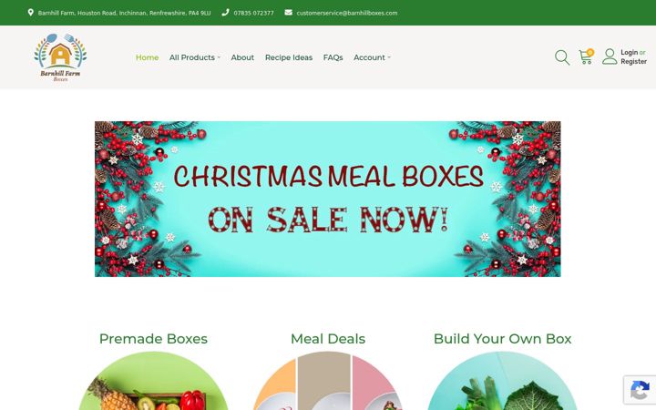 Screenshot of barnhillboxes.com