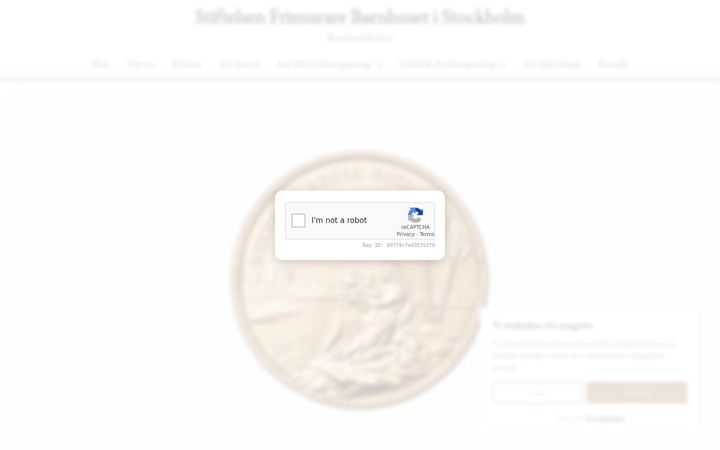 Screenshot of barnhusstiftelsen.se