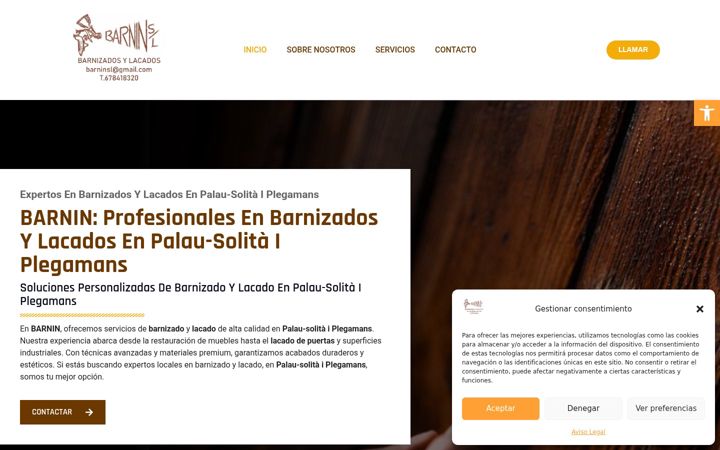 Screenshot of barnin.es