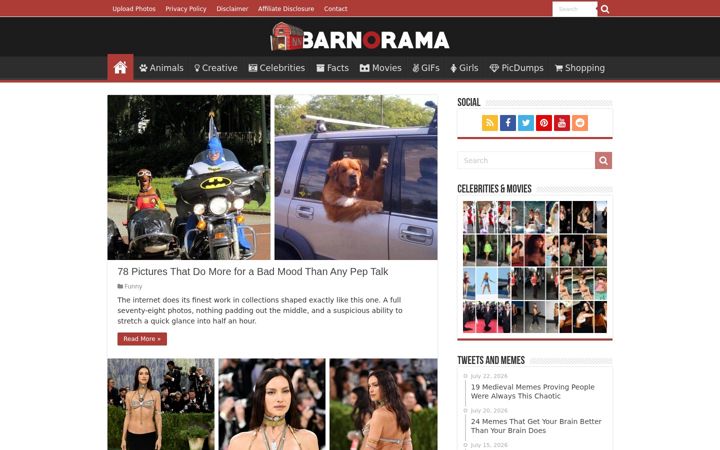 Screenshot of barnorama.com