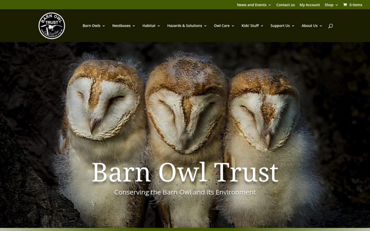 Snimka zaslona za barnowltrust.org.uk