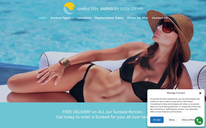 Snimka zaslona za barnsley-sunbed-home-hire.co.uk